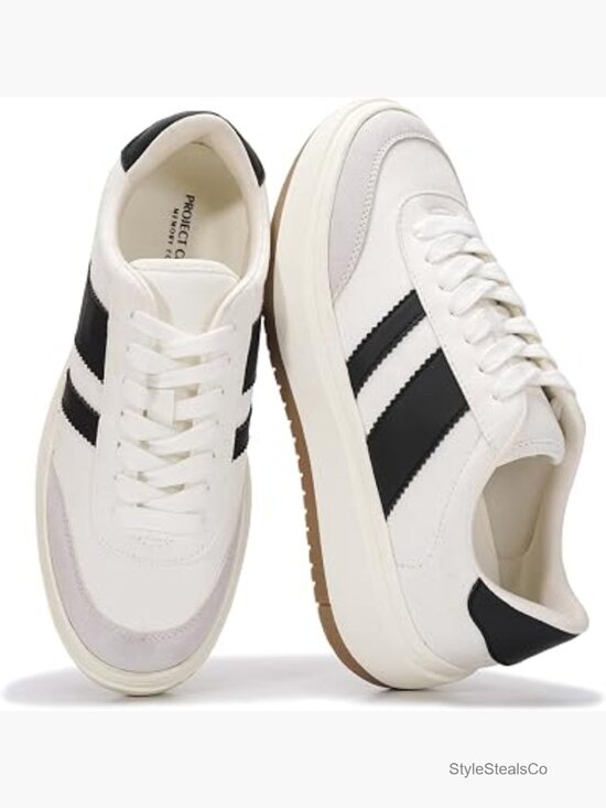 Shoes - Platform Sneakers Women Memory Foam Non-Slip Lightweight Fashion Sneakers